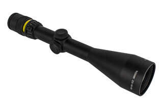 Trijicon AccuPoint 2.5-10x56 rifle scope features the Amber Duplex crosshair reticle